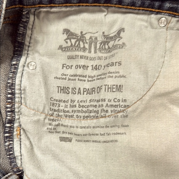 Levi's Denim Jeans W34 X  L30 - Picture 3 of 6
